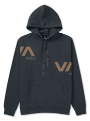 RVCA Mens Divided Hoodie In Black
