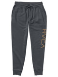 RVCA Mens Embroidered Trackpants In Black