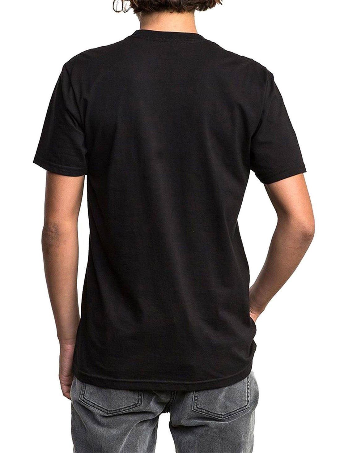RVCA Mens VA Essentials Short Sleeves T-Shirt In Black