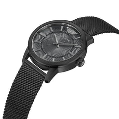 Police Gents Black Mesh Strap Watch