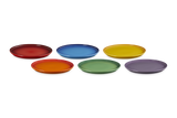 Le Creuset Rainbow Set of 6 Salad Plate In Rainbow