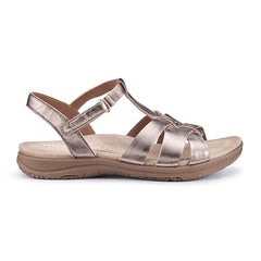 Hotter Ladies Ranier Shoes Rose Gold