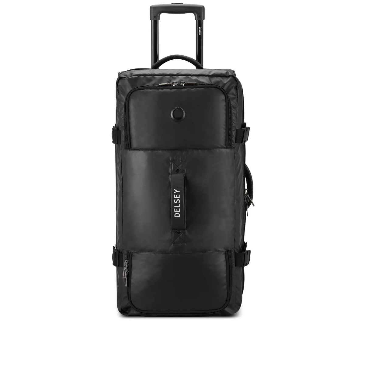 Delsey Raspail Roller Duffel Bag In Black