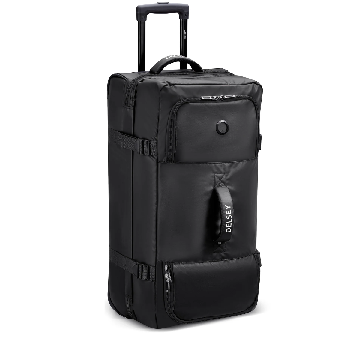 Delsey Raspail Roller Duffel Bag In Black