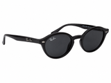 Ray-Ban Flat Oval Sunglasses In Black