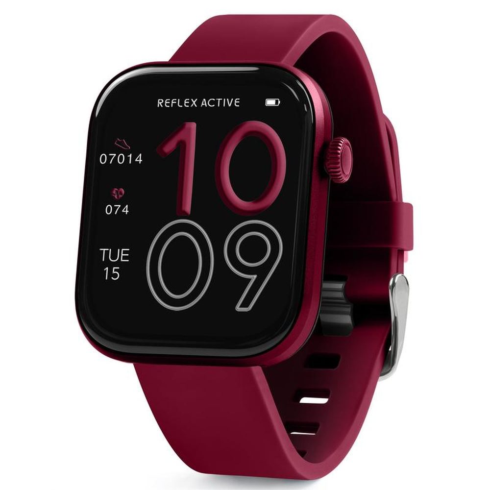 Reflex Active Spectra 300S AMOLED Smartwatch with Calling In Berry Red