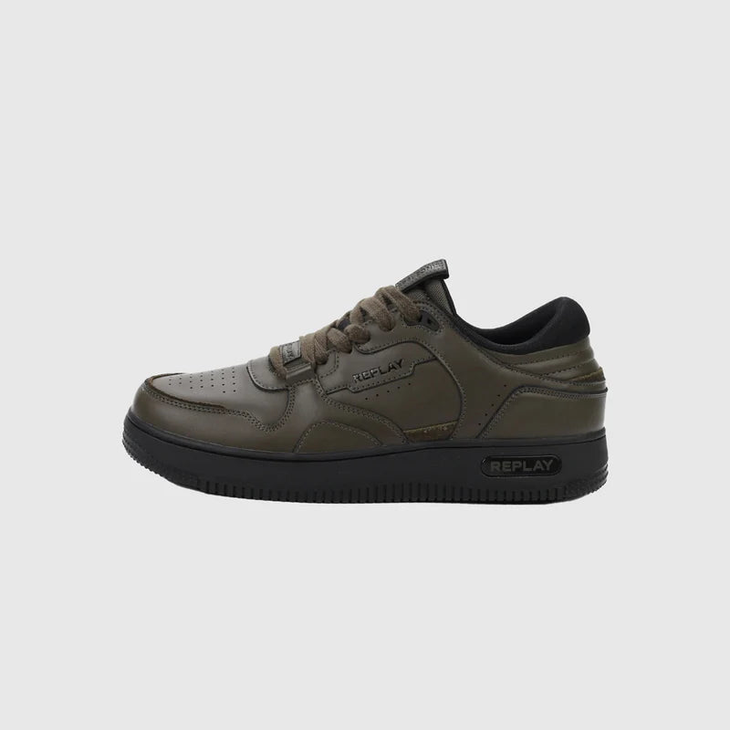 Replay Mens Epic M Base X Shoes Mil Green