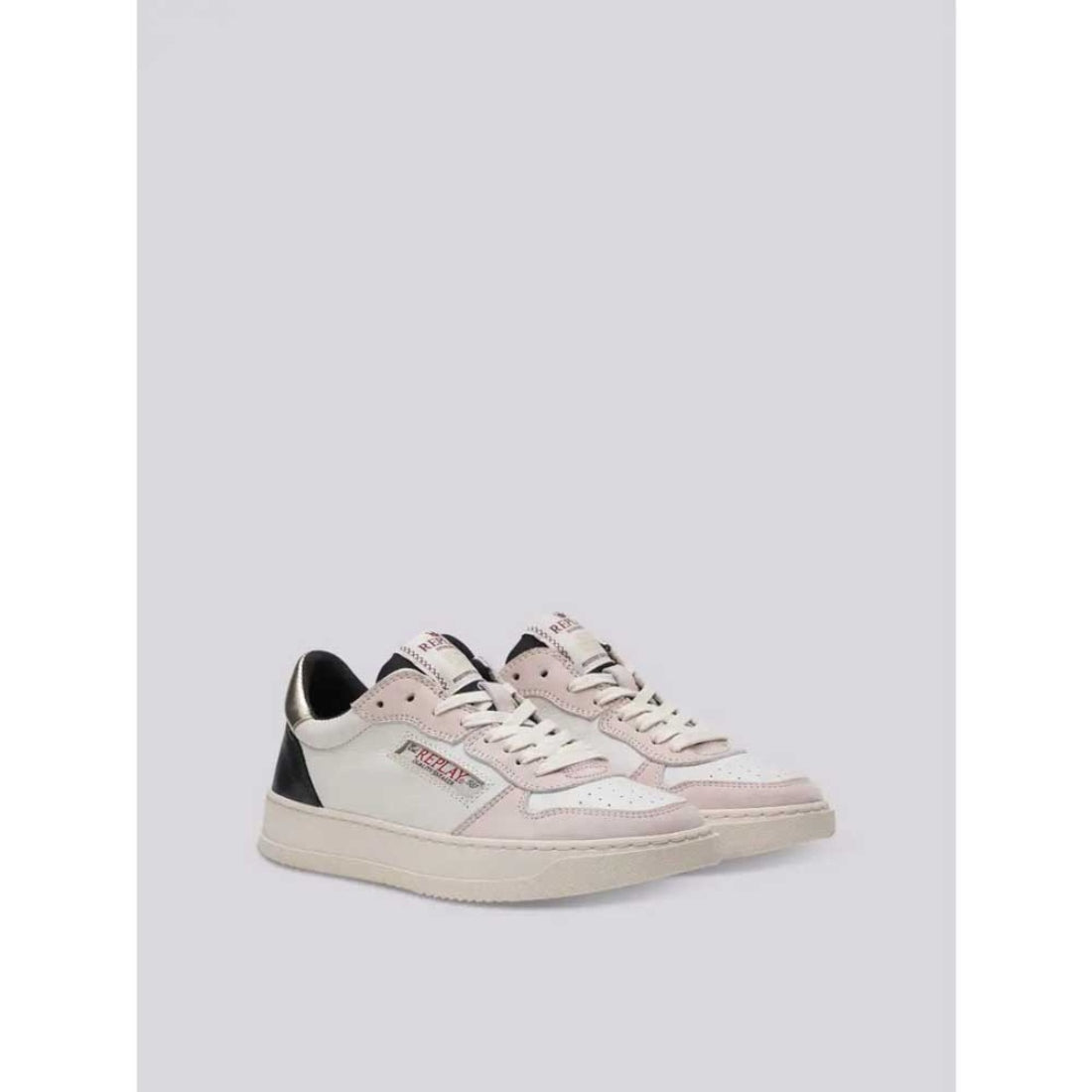 Replay Womens Reload Harlequin Shoes Off White