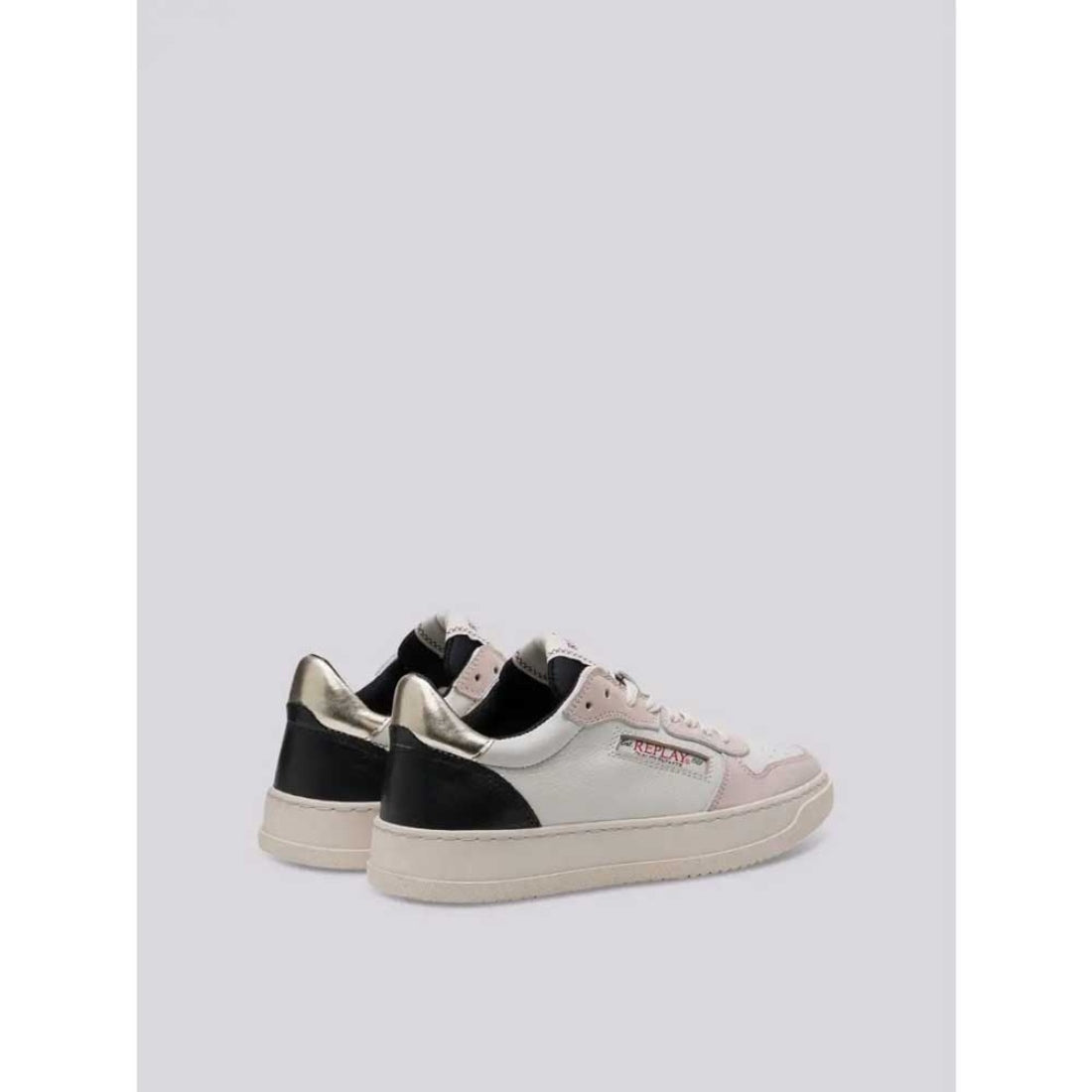 Replay Womens Reload Harlequin Shoes Off White