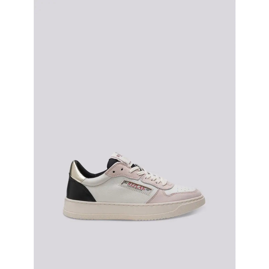 Replay Womens Reload Harlequin Shoes Off White