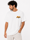 Replay Mens Motocross Graphic Desgin T-Shirt In White