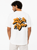 Replay Mens Motocross Graphic Desgin T-Shirt In White