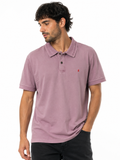 Replay Mens Polo T-Shirt In Purple