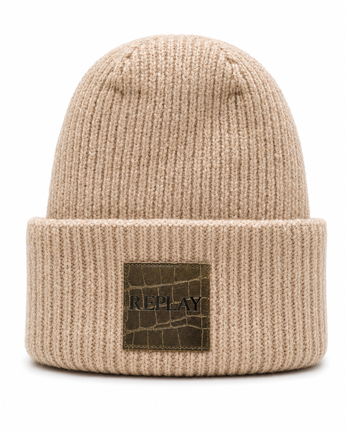 Replay Womens Beanie In Dusty Pink