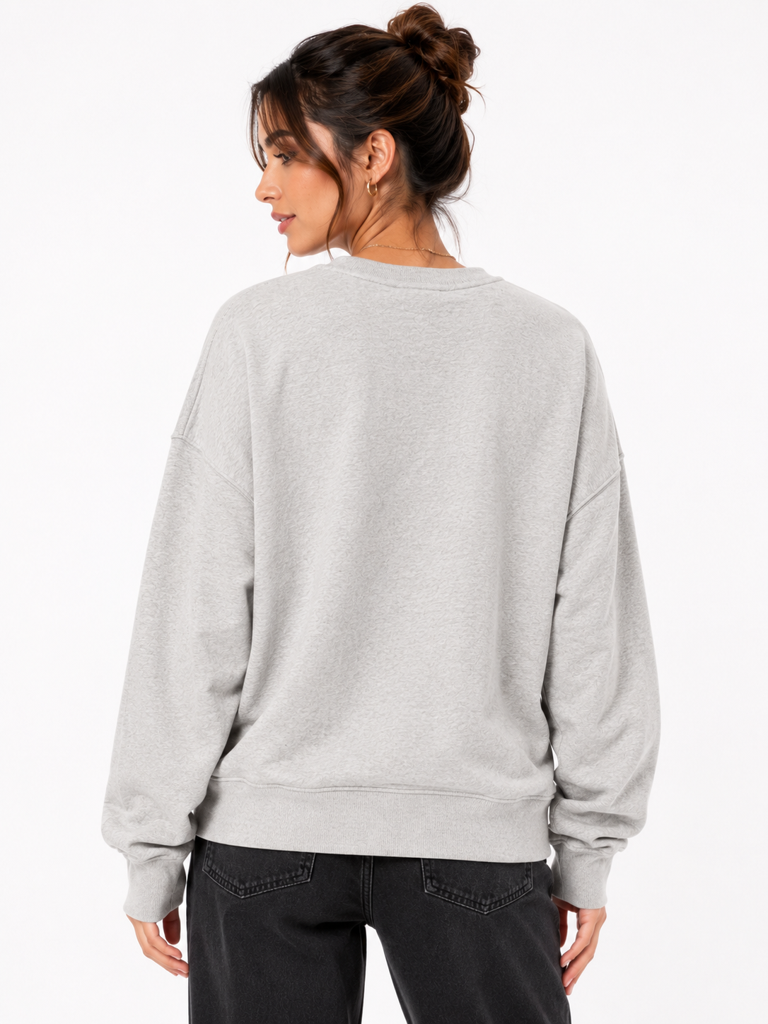 Replay Womens Casual Streetwear Sweatshirt In Grey