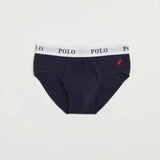 Polo Mens Rob Plain Knit Briefs In Navy