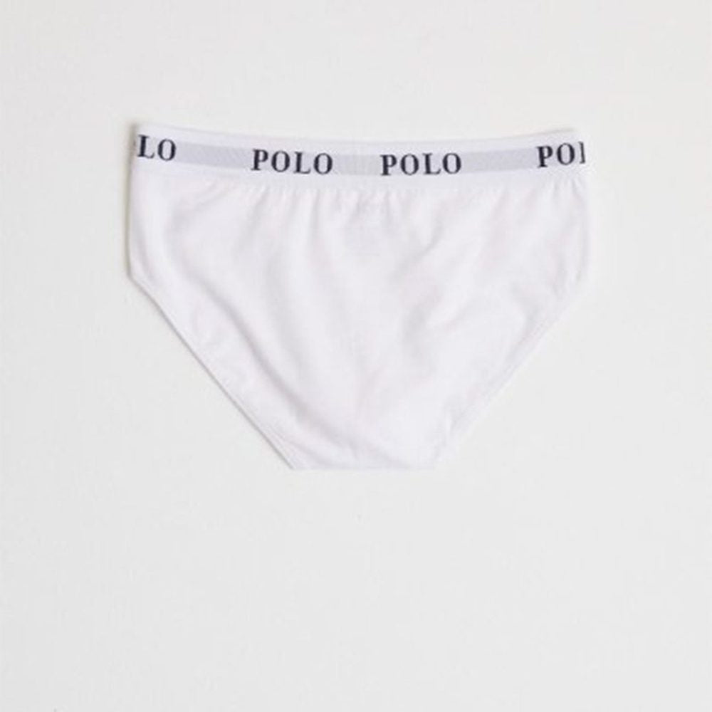 Polo Mens Rob Plain Knit Briefs In White
