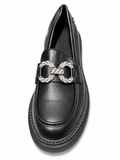 Rock & Co Ladies Chainz 11 Flat Shoes In Black