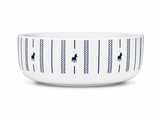 Polo Rope Design Snack Bowl 4 Piece Set In White/Navy
