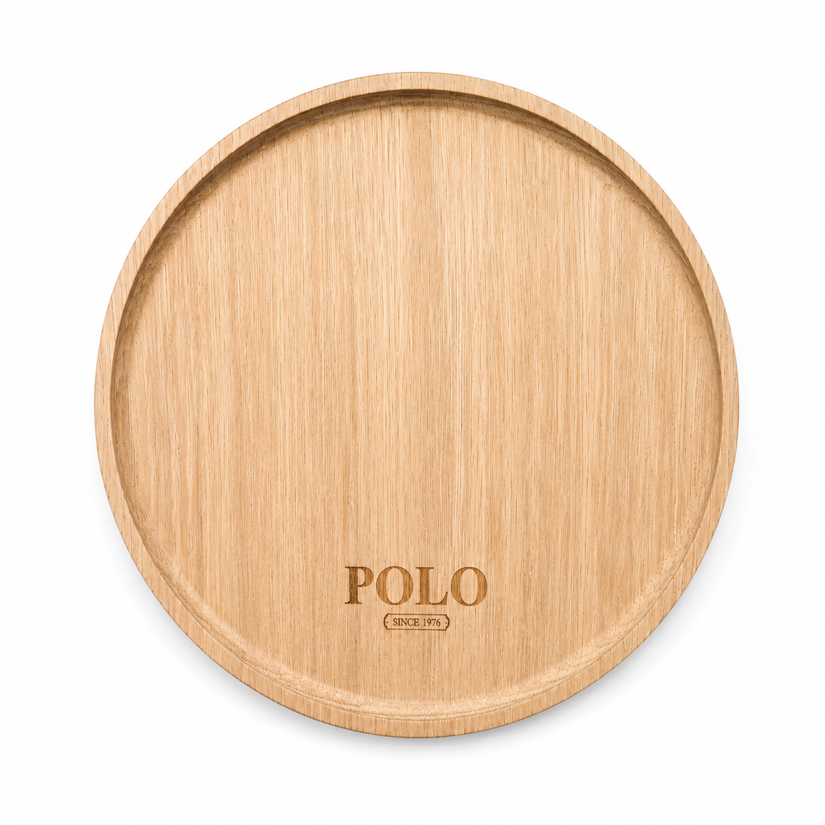 Polo Round Board In Natural Oak