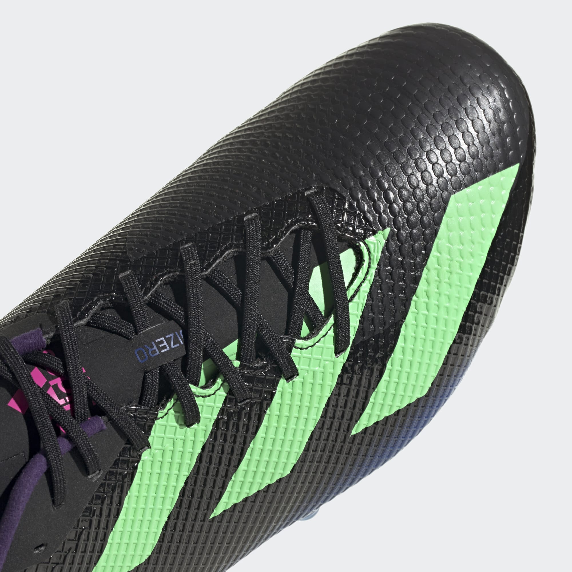 Adidas Unisex Rugby Adizero RS7 SG Boots In Core Black / Beam Green / Team Shock Pink