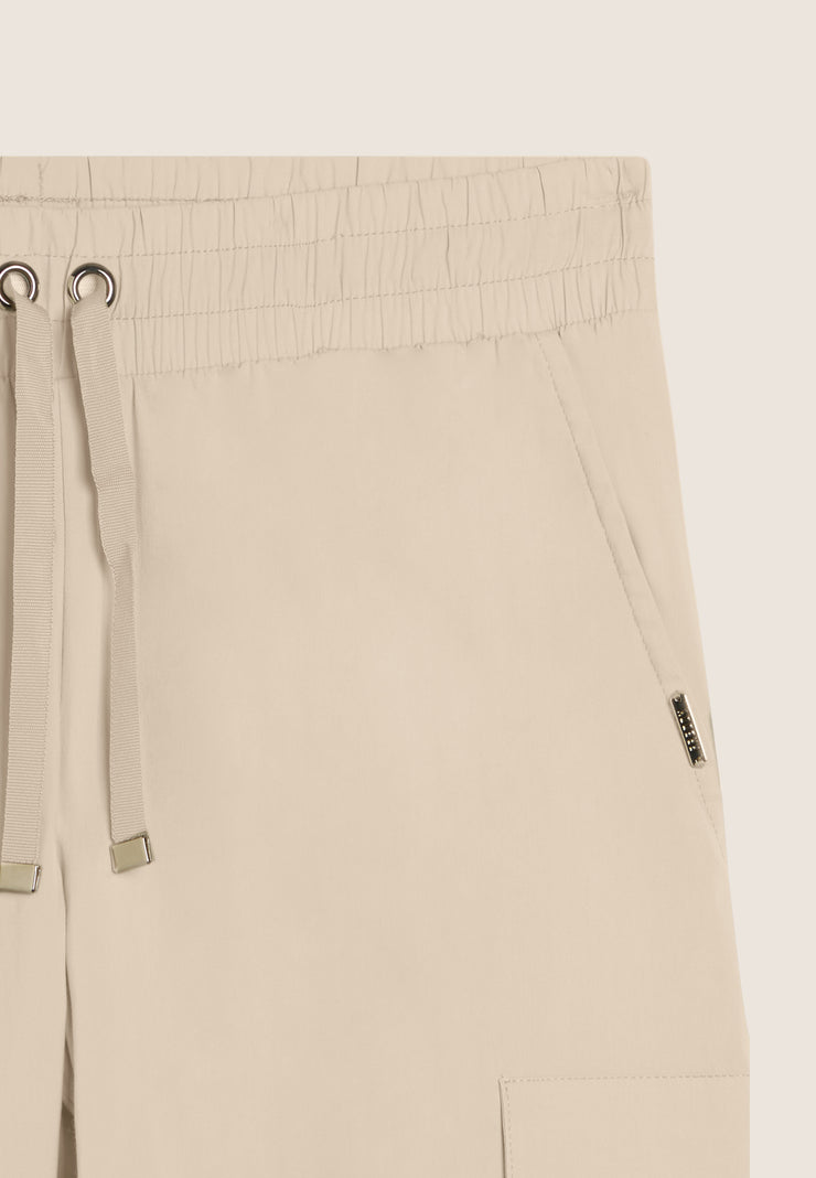 Freddy Womens Knitted Stretch Cargo Pants In Whitecup Gray