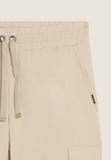 Freddy Womens Knitted Stretch Cargo Pants In Whitecup Gray
