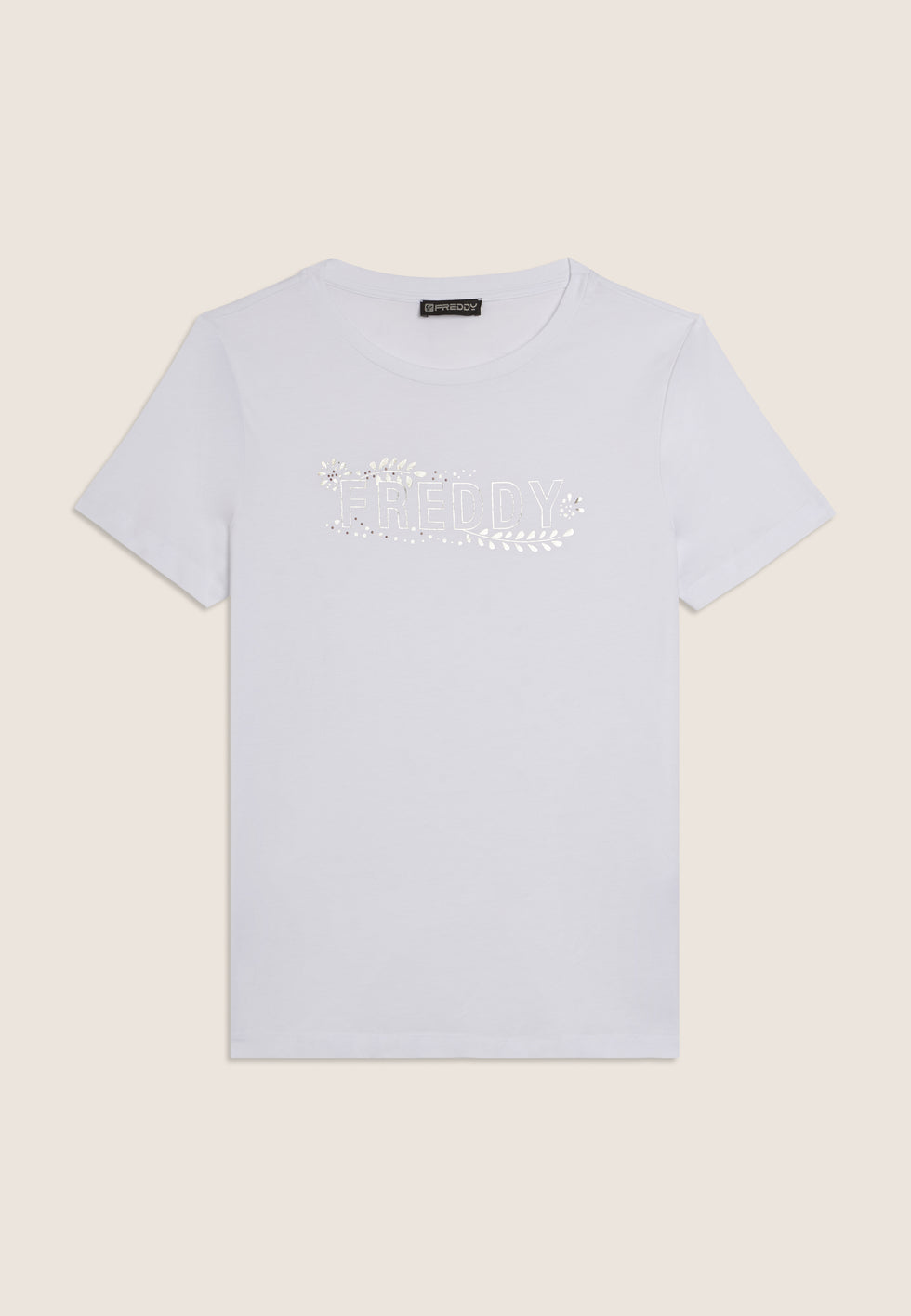 Freddy Womens Knitted T-Shirt In White