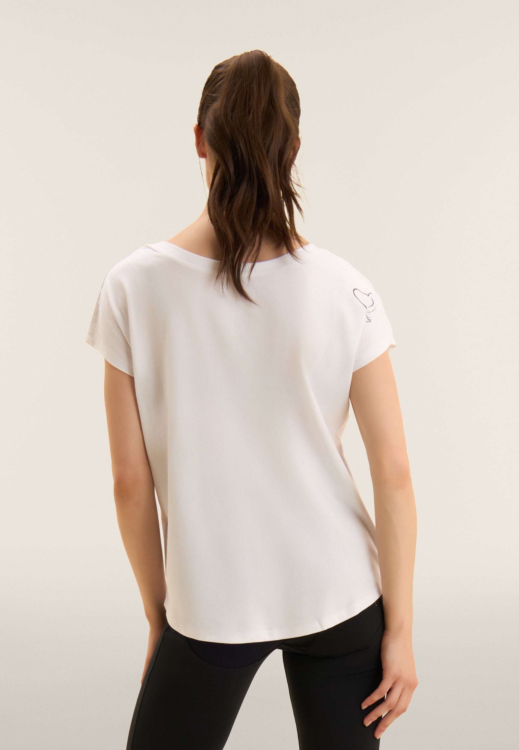 Freddy Womens Knitted Reversible T-Shirt In White