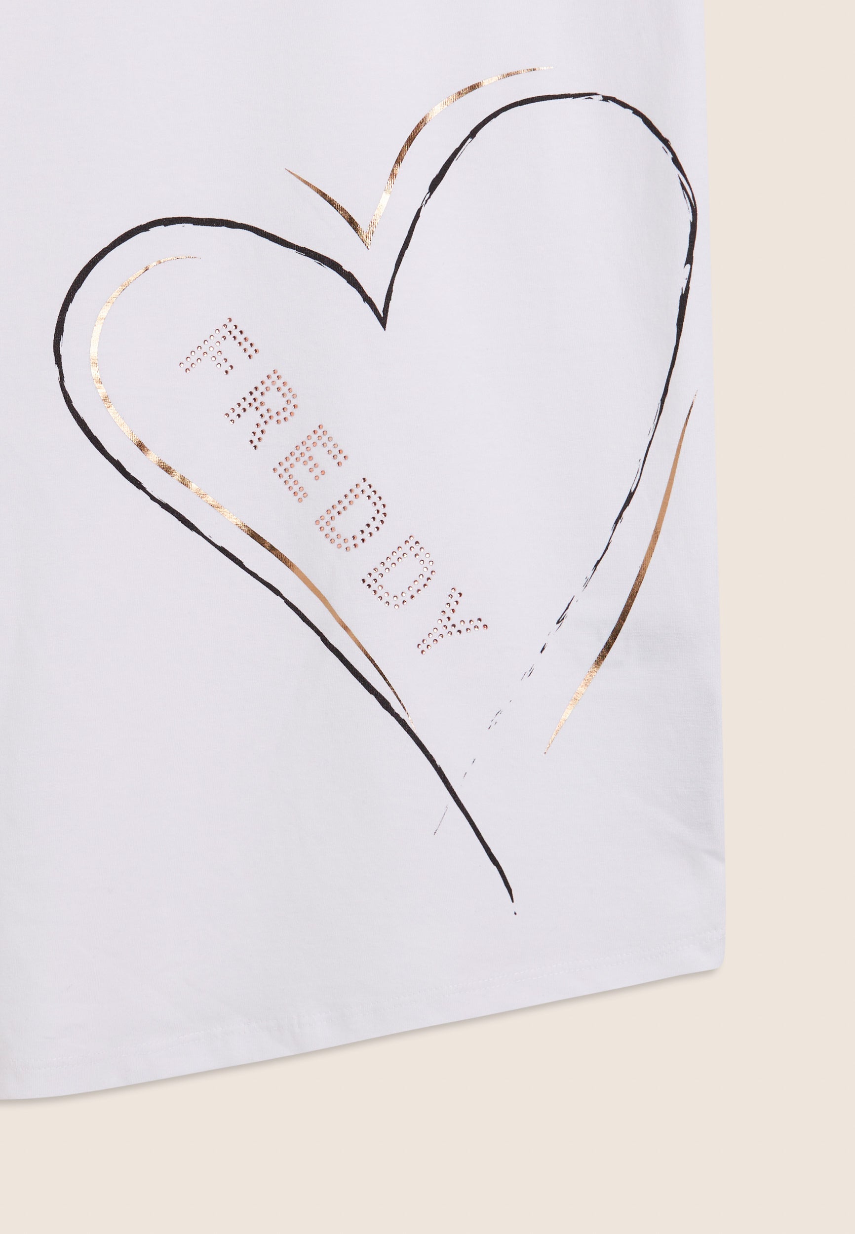 Freddy Womens Knitted Reversible T-Shirt In White