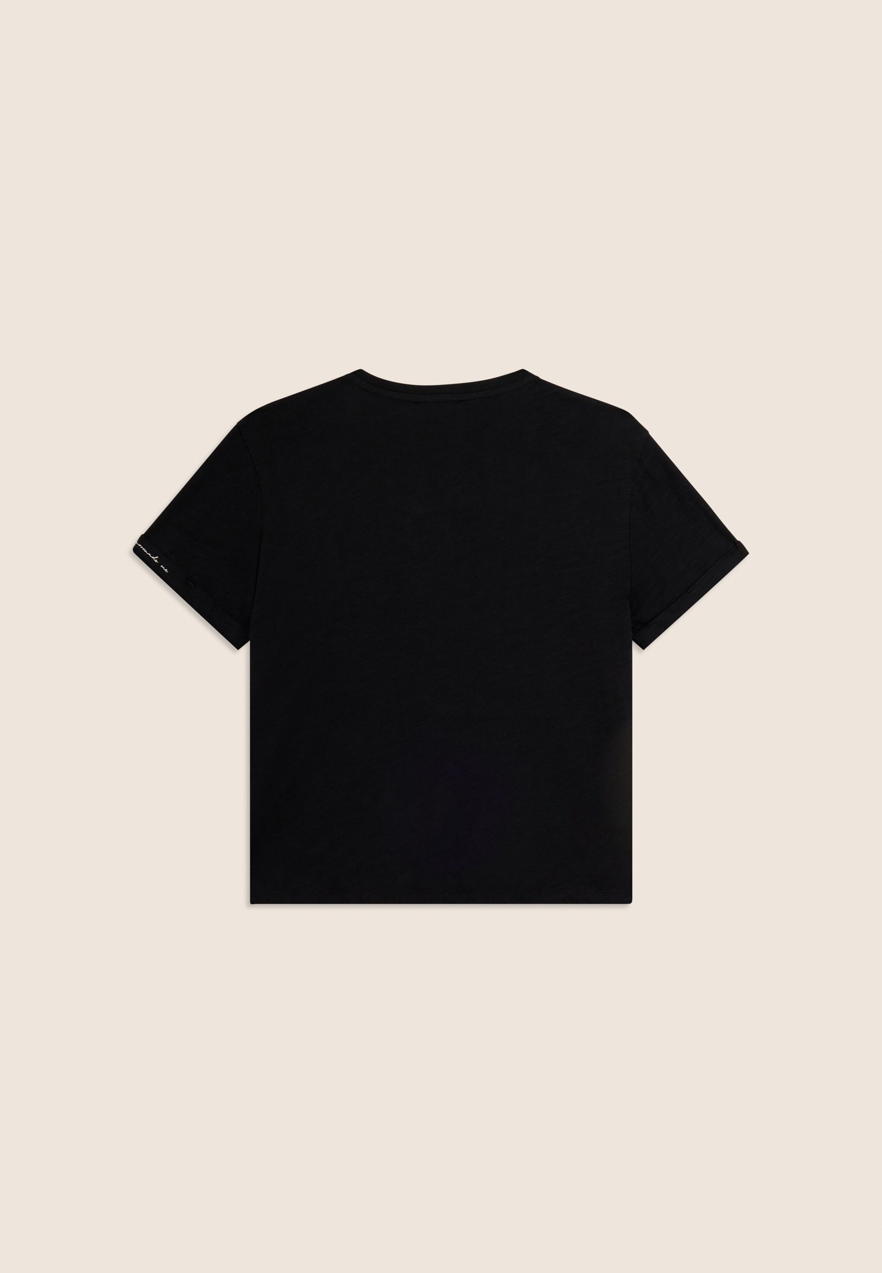 Freddy Womens Knitted Cropped T-Shirt In Black