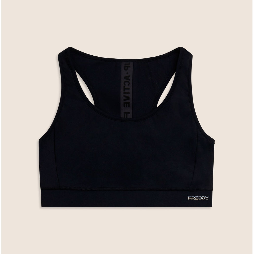 Freddy Womens Sports Top In Black