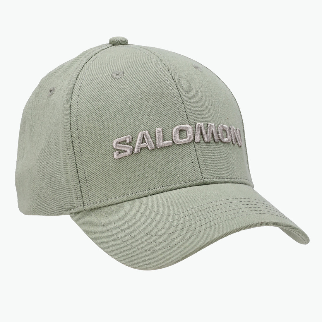 Salomon Unisex Adjustable Embroided Cap In Sage Green