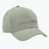 Salomon Unisex Adjustable Embroided Cap In Sage Green