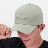 Salomon Unisex Adjustable Embroided Cap In Sage Green