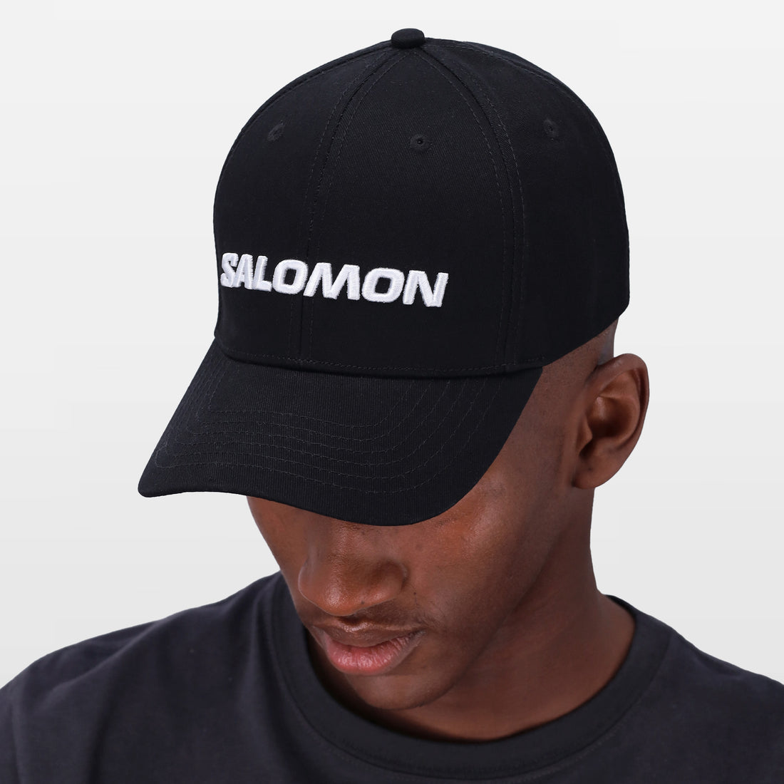 Salomon Unisex Adjustable Cap In Black