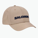 Salomon Unisex Adjustable Cap In White Pepper