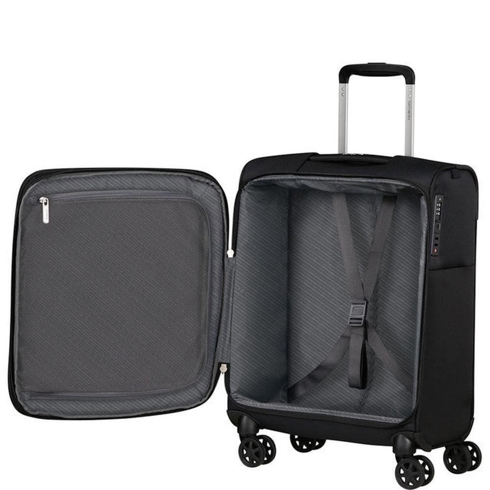 Samsonite Base Breeze Spinner Expendable Trolley Bag In Black