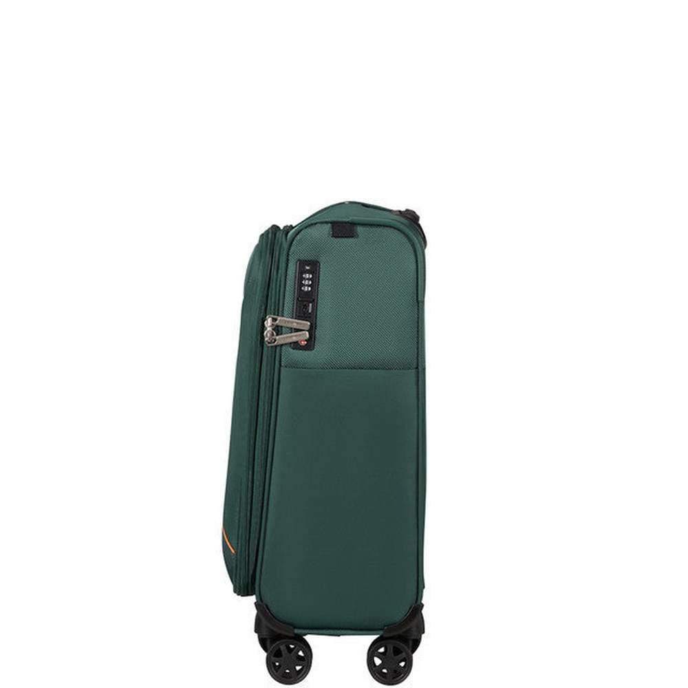 Samsonite Base Breeze Spinner Expendable Trolley Bag In Dark Green