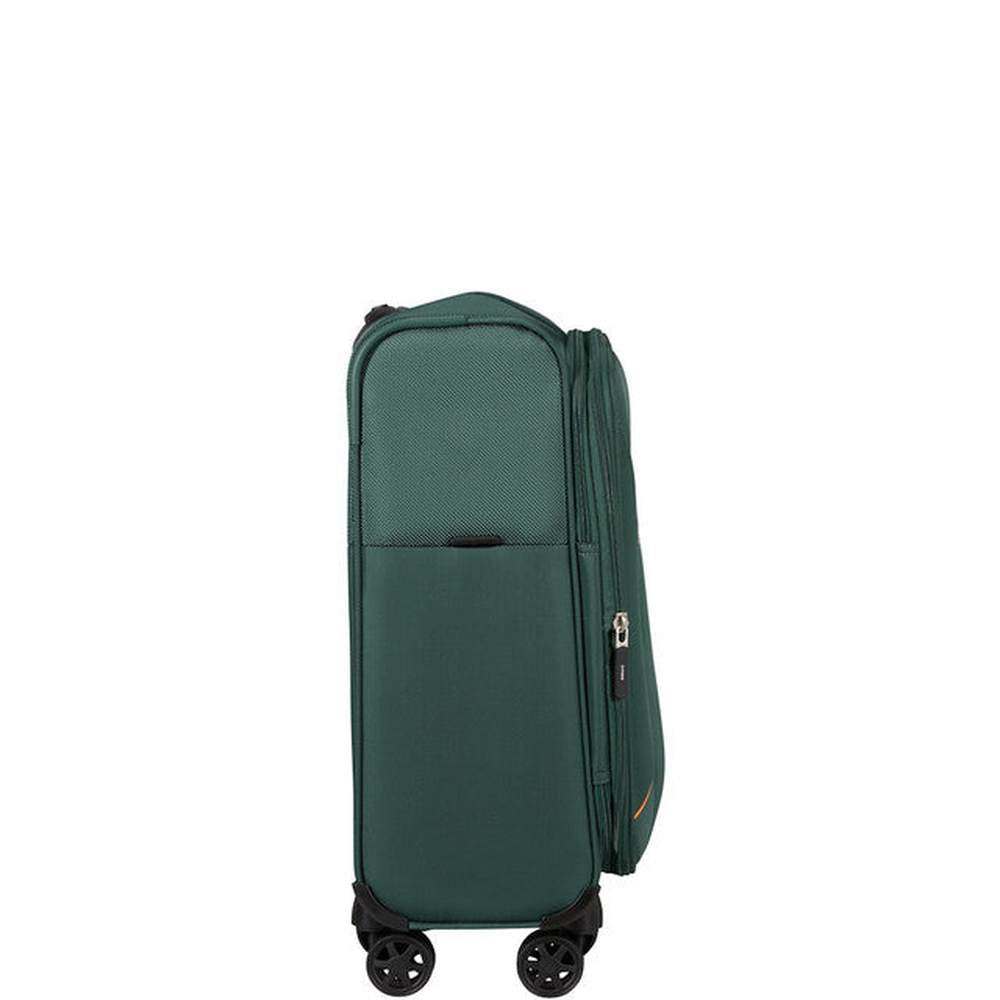 Samsonite Base Breeze Spinner Expendable Trolley Bag In Dark Green