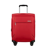 Samsonite Base Breeze Spinner Expendable Trolley Bag In Red