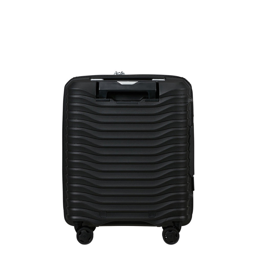Samsonite Upscape Spinner Expandable Underseater Trolley Bag In Black