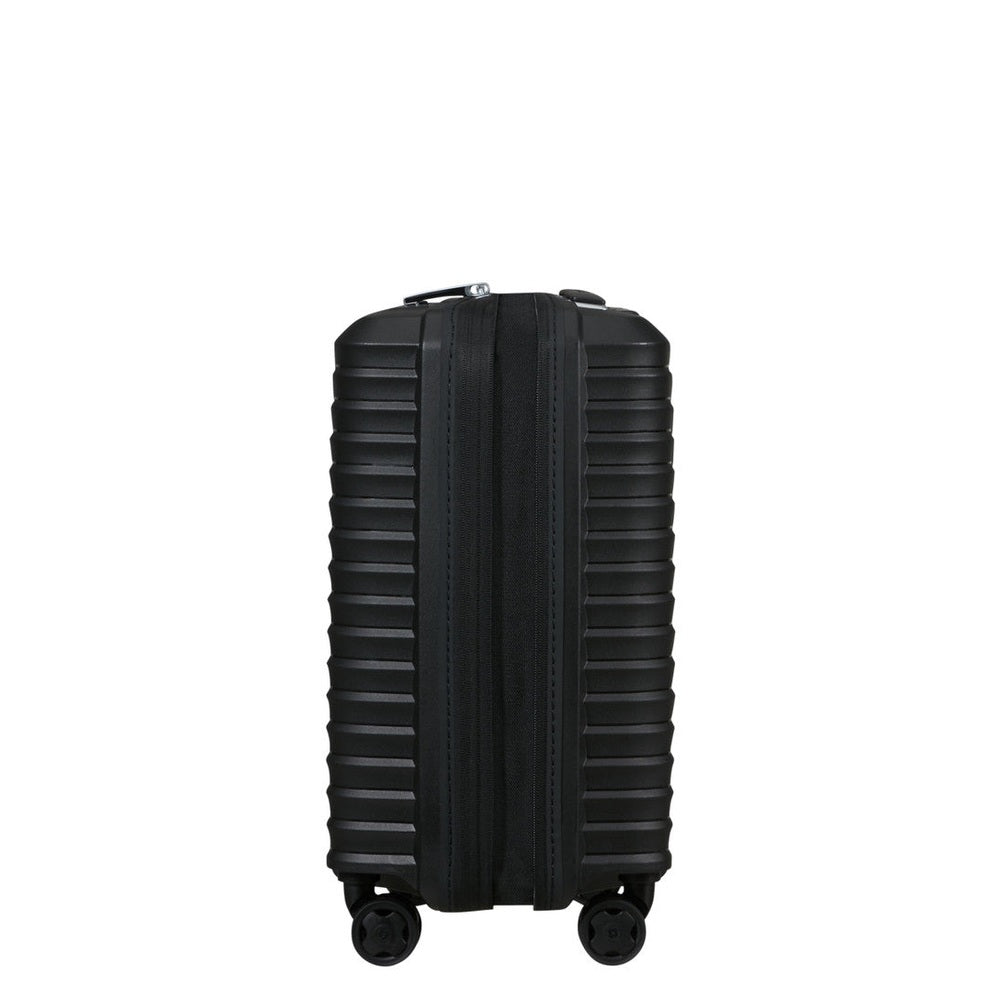 Samsonite Upscape Spinner Expandable Underseater Trolley Bag In Black