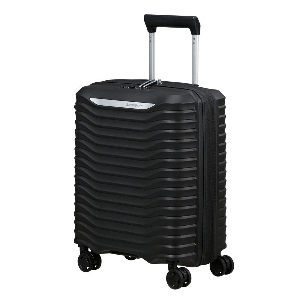 Samsonite Upscape Spinner Expandable Underseater Trolley Bag In Black