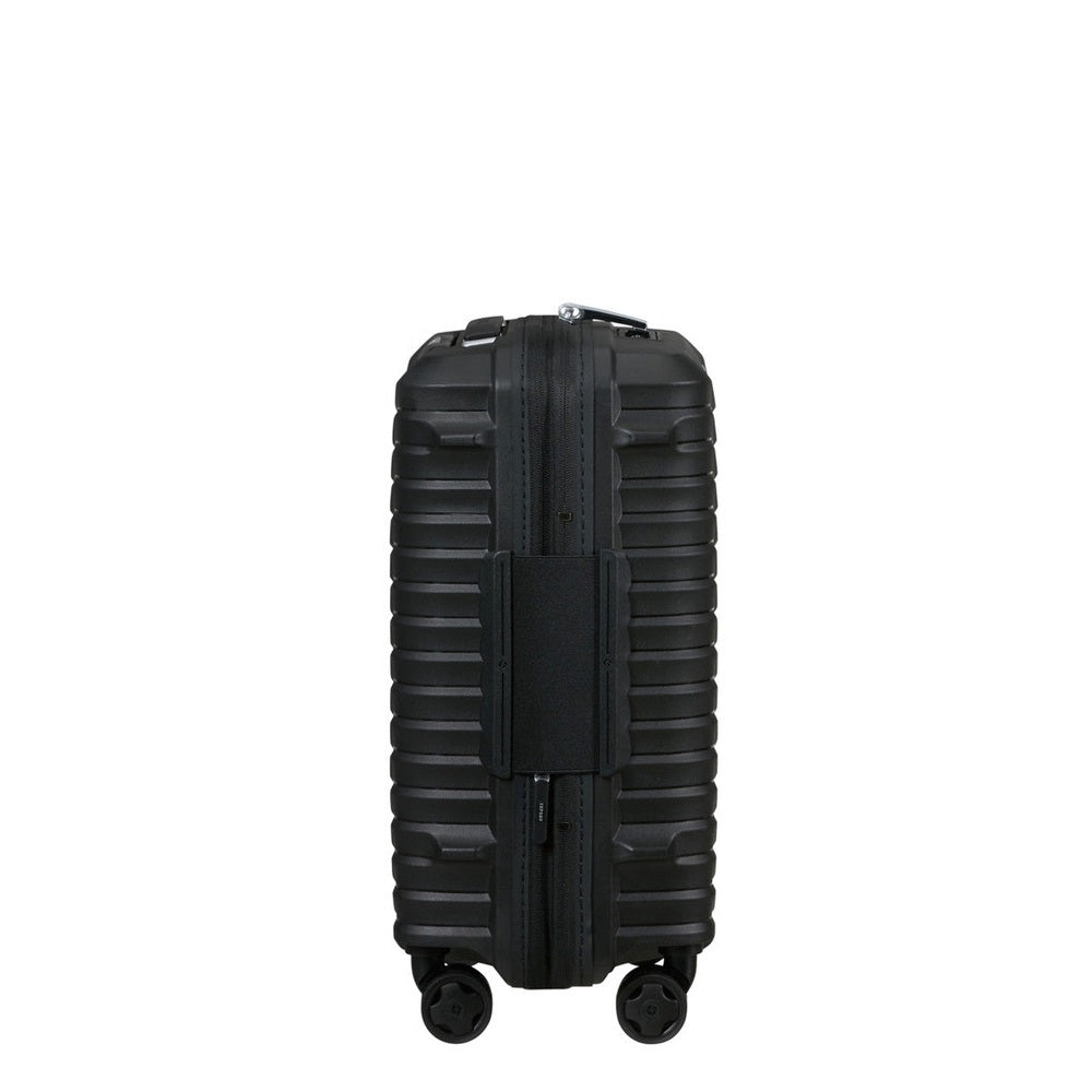 Samsonite Upscape Spinner Expandable Underseater Trolley Bag In Black