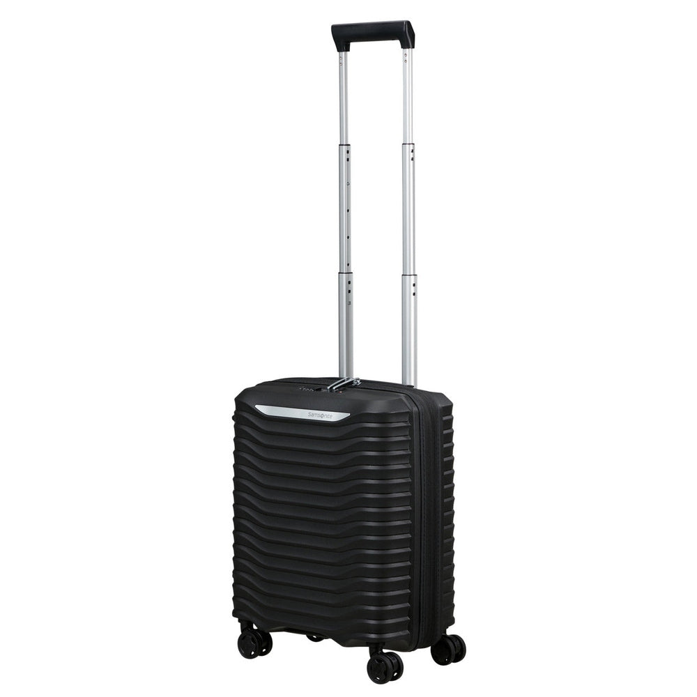 Samsonite Upscape Spinner Expandable Underseater Trolley Bag In Black