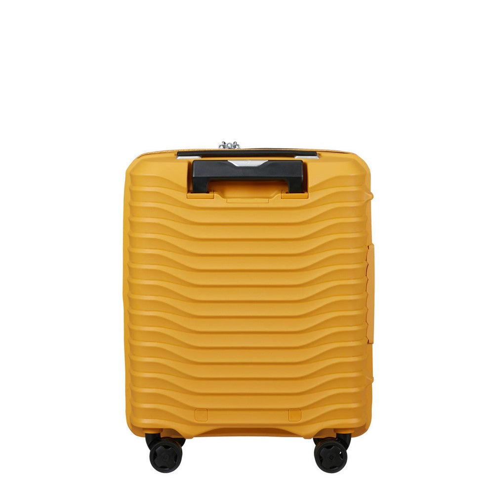 Samsonite Upscape Spinner Expandable Underseater Trolley Bag In Yellow