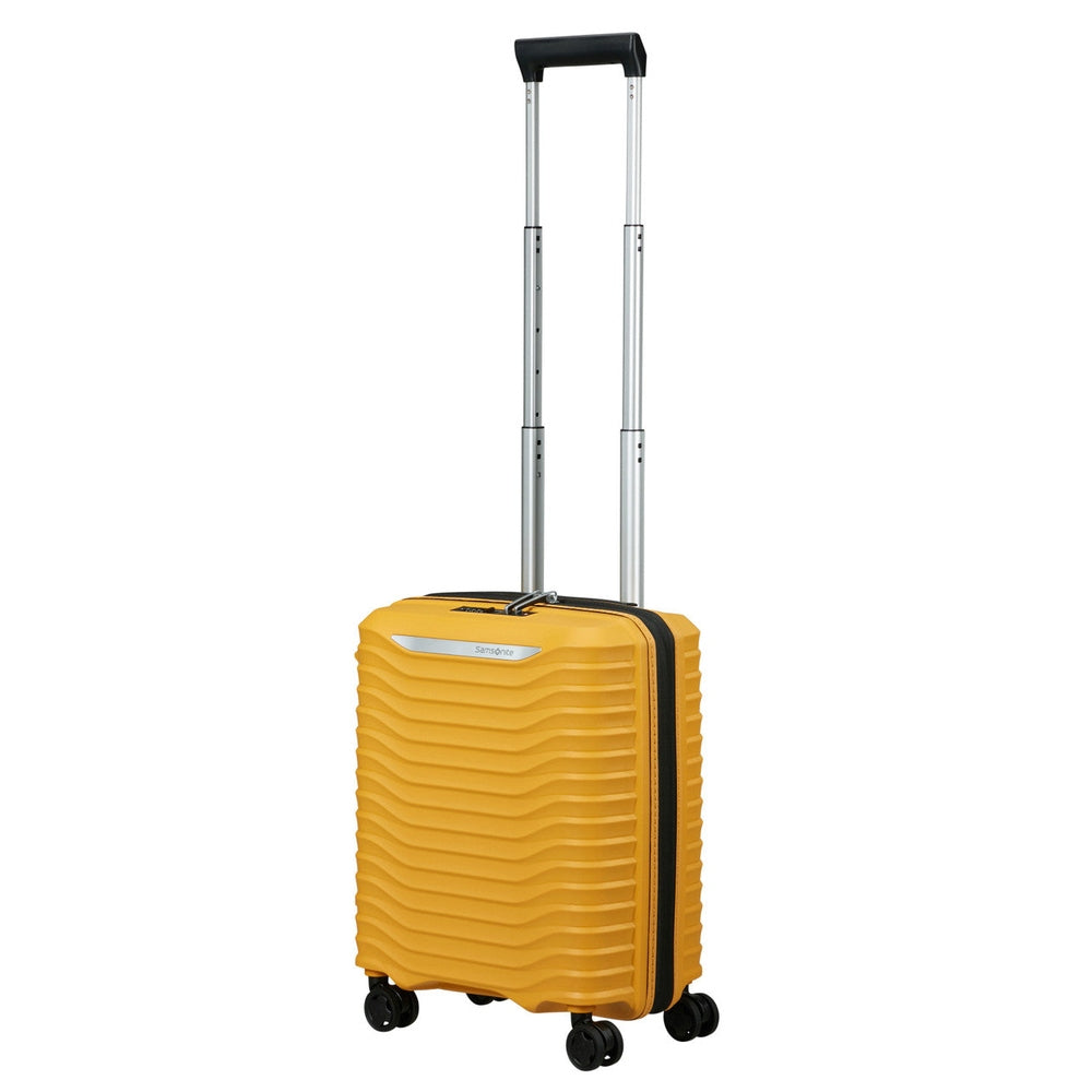 Samsonite Upscape Spinner Expandable Underseater Trolley Bag In Yellow
