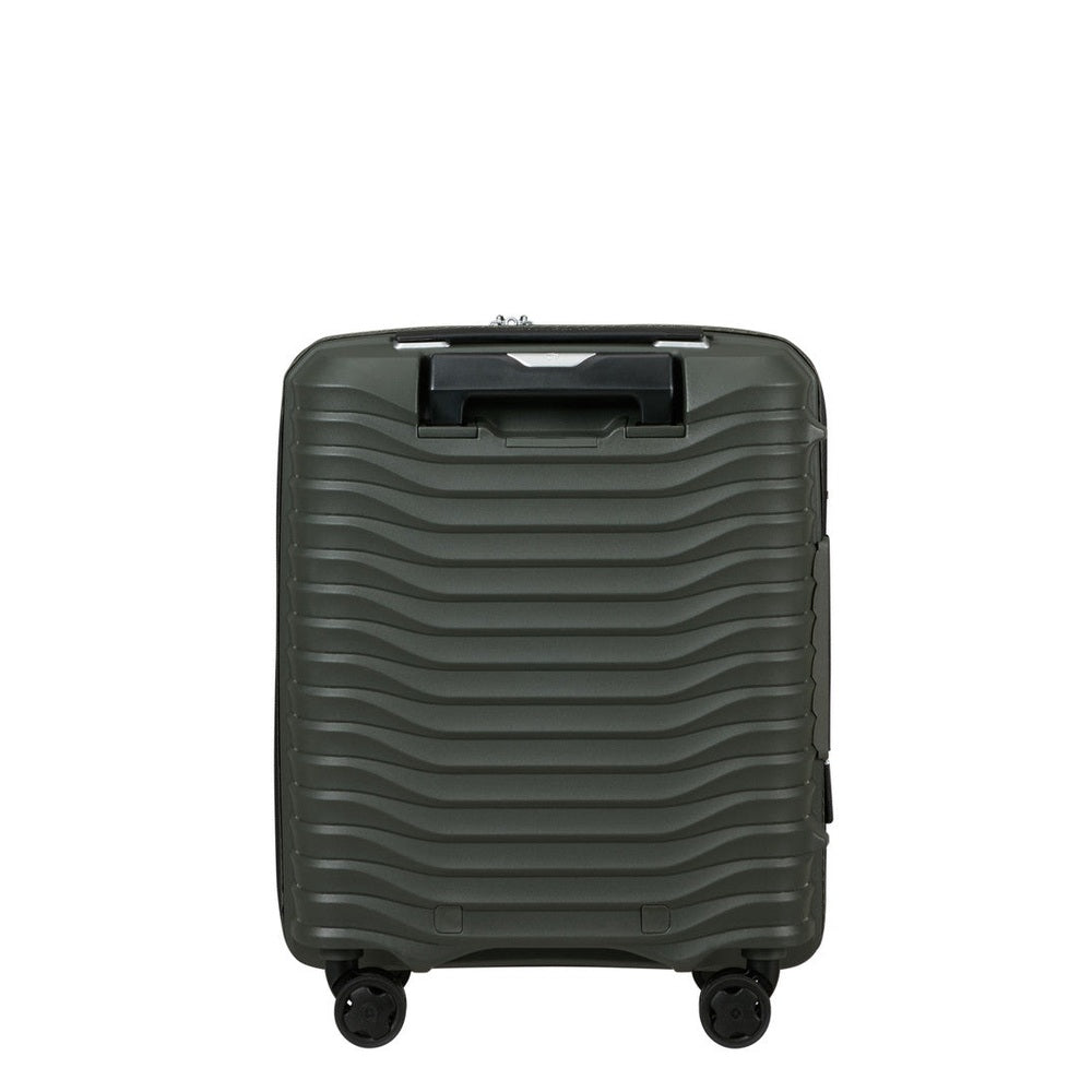 Samsonite Upscape Spinner Expandable Underseater Trolley Bag In Climbing Ivy