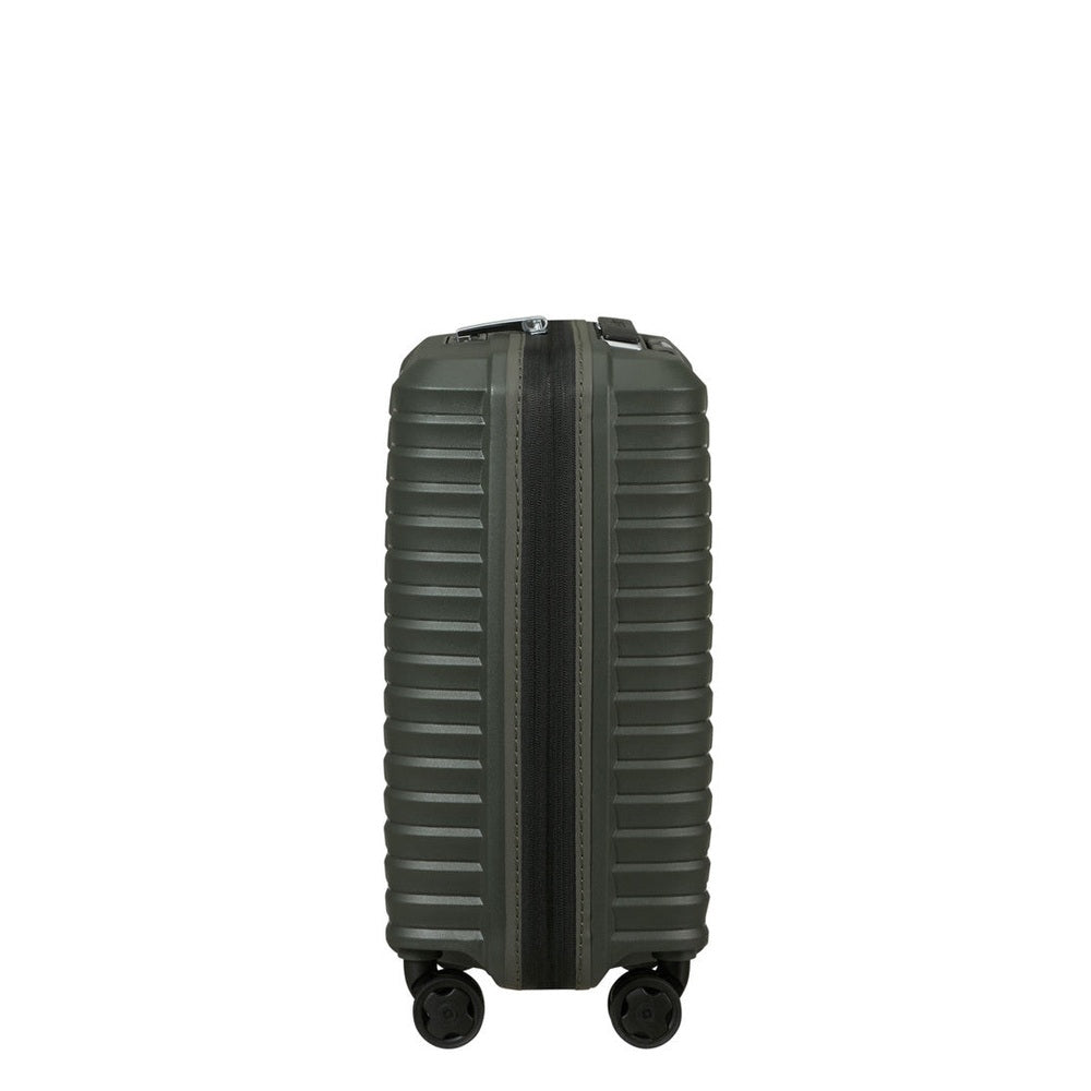 Samsonite Upscape Spinner Expandable Underseater Trolley Bag In Climbing Ivy